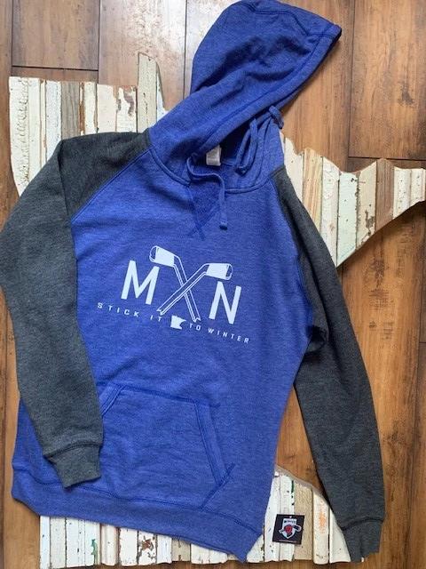 Ladies MN V-Neck Hoodie