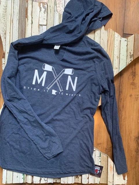 Ladies MN Long Sleeve Hoodie