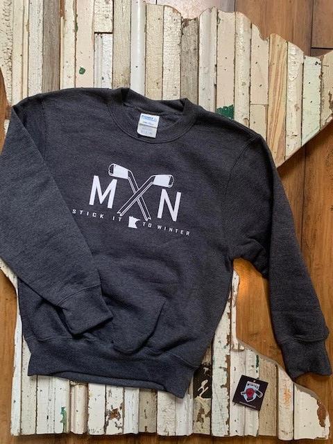 Youth MN Hockey Sticks Pullover