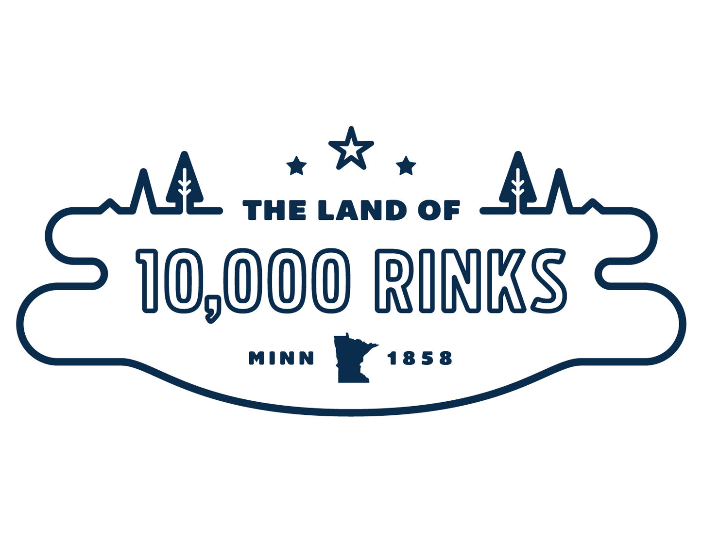 Ladies Land of 10,000 Rinks Long Sleeve Hoodie