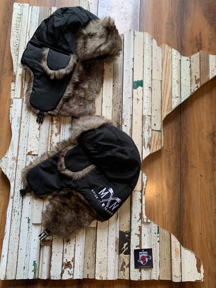 Youth Black Trapper Hat
